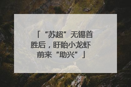 “苏超”无锡首胜后，盱眙小龙虾前来“助兴”