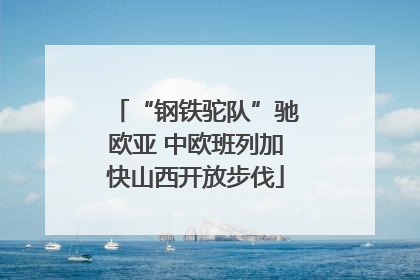 “钢铁驼队”驰欧亚 中欧班列加快山西开放步伐