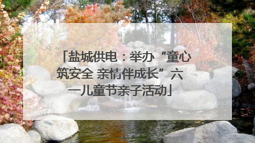 盐城供电：举办“童心筑安全 亲情伴成长”六一儿童节亲子活动