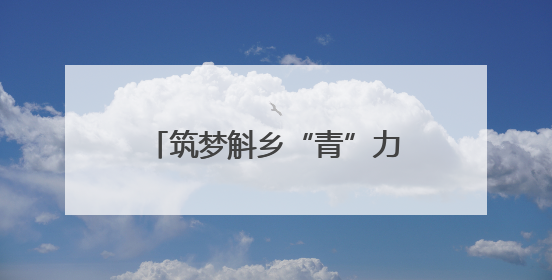 筑梦斛乡“青”力量：太平畈乡乡村振兴青春进行时