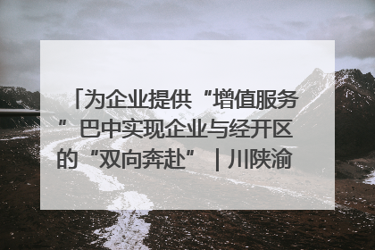 为企业提供“增值服务”巴中实现企业与经开区的“双向奔赴”｜川陕渝网络名人巴中行
