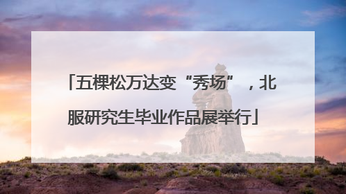 五棵松万达变“秀场”，北服研究生毕业作品展举行