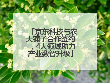 京东科技与农夫铺子合作签约，4大领域助力产业数智升级