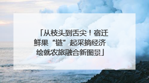 从枝头到舌尖！宿迁鲜果“链”起采摘经济绘就农旅融合新图景