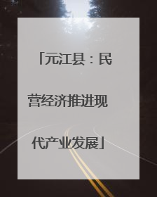 元江县：民营经济推进现代产业发展