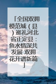 全国双拥模范城（县）巡礼河北省正定县：鱼水情深共发展 双拥花开谱新篇