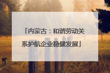 内蒙古：和谐劳动关系护航企业稳健发展