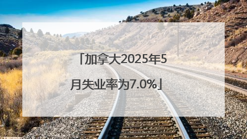 加拿大2025年5月失业率为7.0%