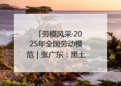 劳模风采·2025年全国劳动模范｜张广东：黑土地上的青春之歌