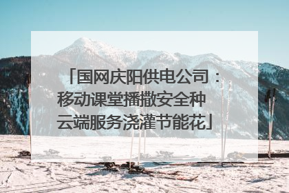 国网庆阳供电公司：移动课堂播撒安全种 云端服务浇灌节能花