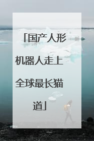国产人形机器人走上全球最长猫道