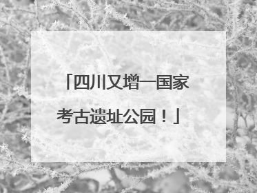 四川又增一国家考古遗址公园！