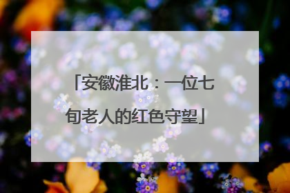 安徽淮北：一位七旬老人的红色守望