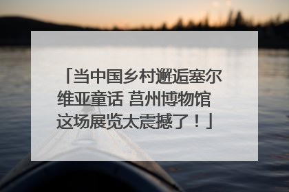 当中国乡村邂逅塞尔维亚童话 莒州博物馆这场展览太震撼了！