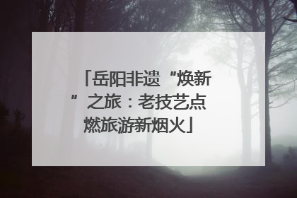 岳阳非遗“焕新”之旅：老技艺点燃旅游新烟火