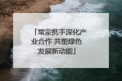 常蒙携手深化产业合作 共塑绿色发展新动能