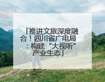 推进文旅深度融合！四川省广电局：构建“大视听”产业生态