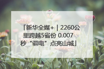新华全媒+｜2260公里跨越5省份 0.007秒“疆电”点亮山城
