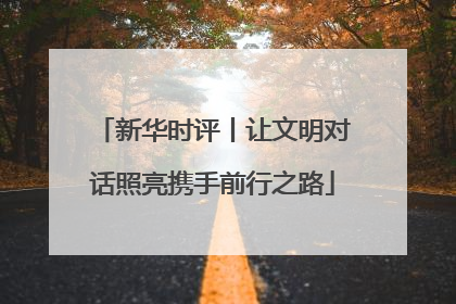 新华时评丨让文明对话照亮携手前行之路