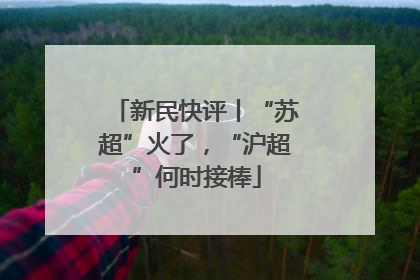 新民快评丨“苏超”火了，“沪超”何时接棒