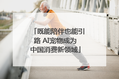 既能陪伴也能引路 AI宠物成为中国消费新领域