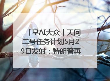 早AI大众｜天问二号任务计划5月29日发射；特朗普再威胁削减哈佛拨款