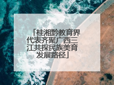 桂湘黔教育界代表齐聚广西三江共探民族美育发展路径