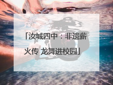 汝城四中：非遗薪火传 龙舞进校园