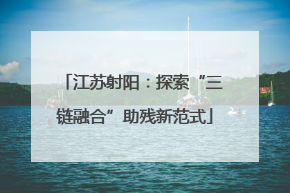 江苏射阳：探索“三链融合”助残新范式