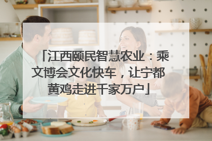 江西颐民智慧农业：乘文博会文化快车，让宁都黄鸡走进千家万户