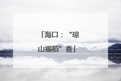 海口：“琼山福稻”香