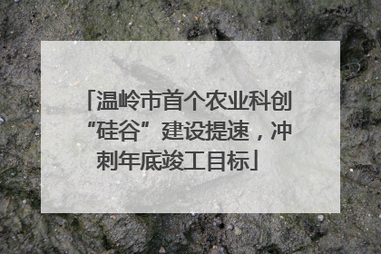 温岭市首个农业科创“硅谷”建设提速，冲刺年底竣工目标