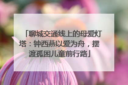 聊城交通线上的母爱灯塔：钟西燕以爱为舟，摆渡孤困儿童前行路