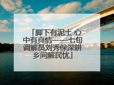 脚下有泥土 心中有真情——七旬调解员刘秀保深耕乡间解民忧
