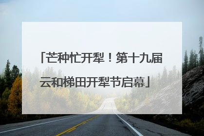 芒种忙开犁！第十九届云和梯田开犁节启幕
