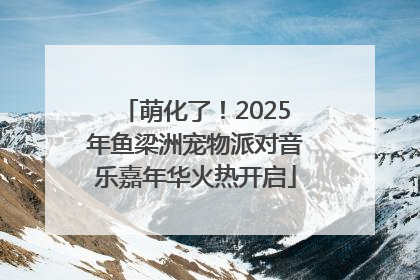 萌化了！2025年鱼梁洲宠物派对音乐嘉年华火热开启