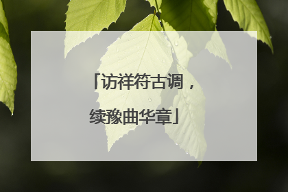 访祥符古调，续豫曲华章