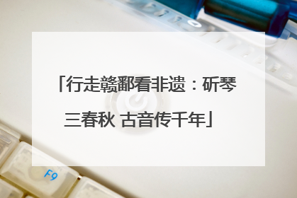 行走赣鄱看非遗：斫琴三春秋 古音传千年