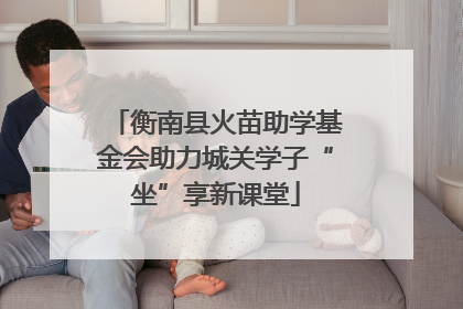 衡南县火苗助学基金会助力城关学子“坐”享新课堂
