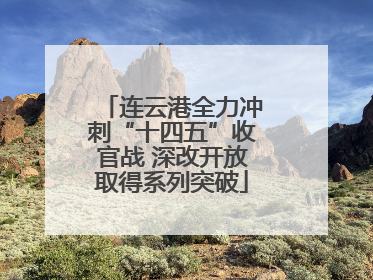 连云港全力冲刺“十四五”收官战 深改开放取得系列突破