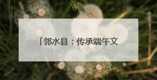 邻水县：传承端午文化 共建和谐社区