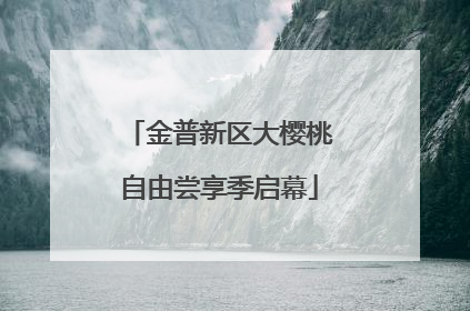 金普新区大樱桃自由尝享季启幕
