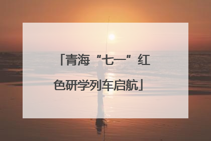 青海“七一”红色研学列车启航