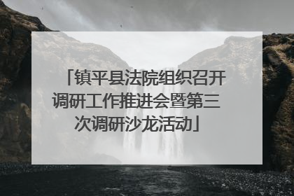 镇平县法院组织召开调研工作推进会暨第三次调研沙龙活动