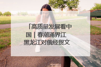 高质量发展看中国｜春潮涌界江 黑龙江对俄经贸文旅交流绿意盎然