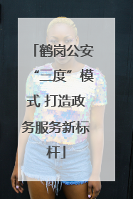 鹤岗公安“三度”模式 打造政务服务新标杆