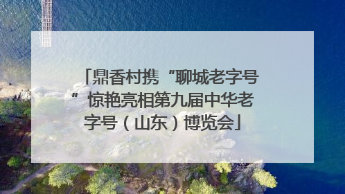 鼎香村携“聊城老字号”惊艳亮相第九届中华老字号（山东）博览会