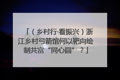 （乡村行·看振兴）浙江乡村弓箭馆何以靶向绘制共富“同心圆”？