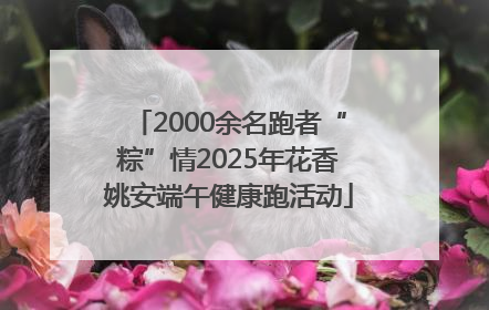 2000余名跑者“粽”情2025年花香姚安端午健康跑活动
