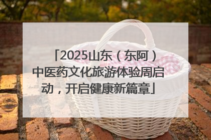 2025山东（东阿）中医药文化旅游体验周启动，开启健康新篇章